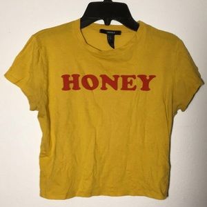 Cropped HONEY top